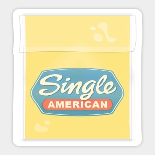 American Single Sticker